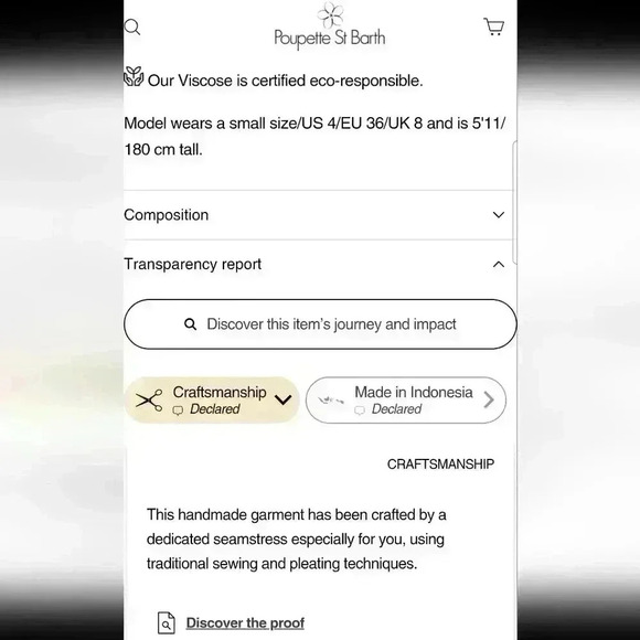 Poupette St. Barth Ruffle Floral Bell Bottm Jumpsuit Size M - Picture 11 of 13